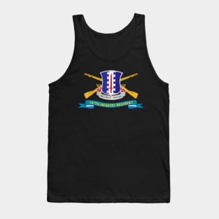 187th Infantry Regiment - DUI w Br - Ribbon X 300 Tank Top